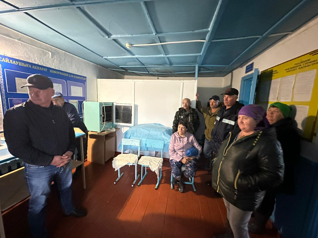 Сегодня аким Мамлютского района Елена Степаненко провела встречу с жителями сел Степное и Раздольное