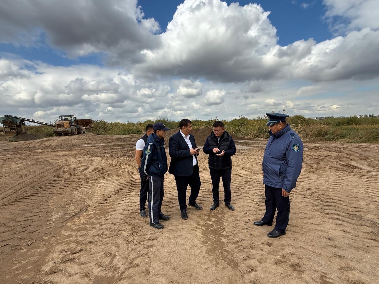 Вопросы недропользования находится на контроле у прокуратуры Целиноградского района