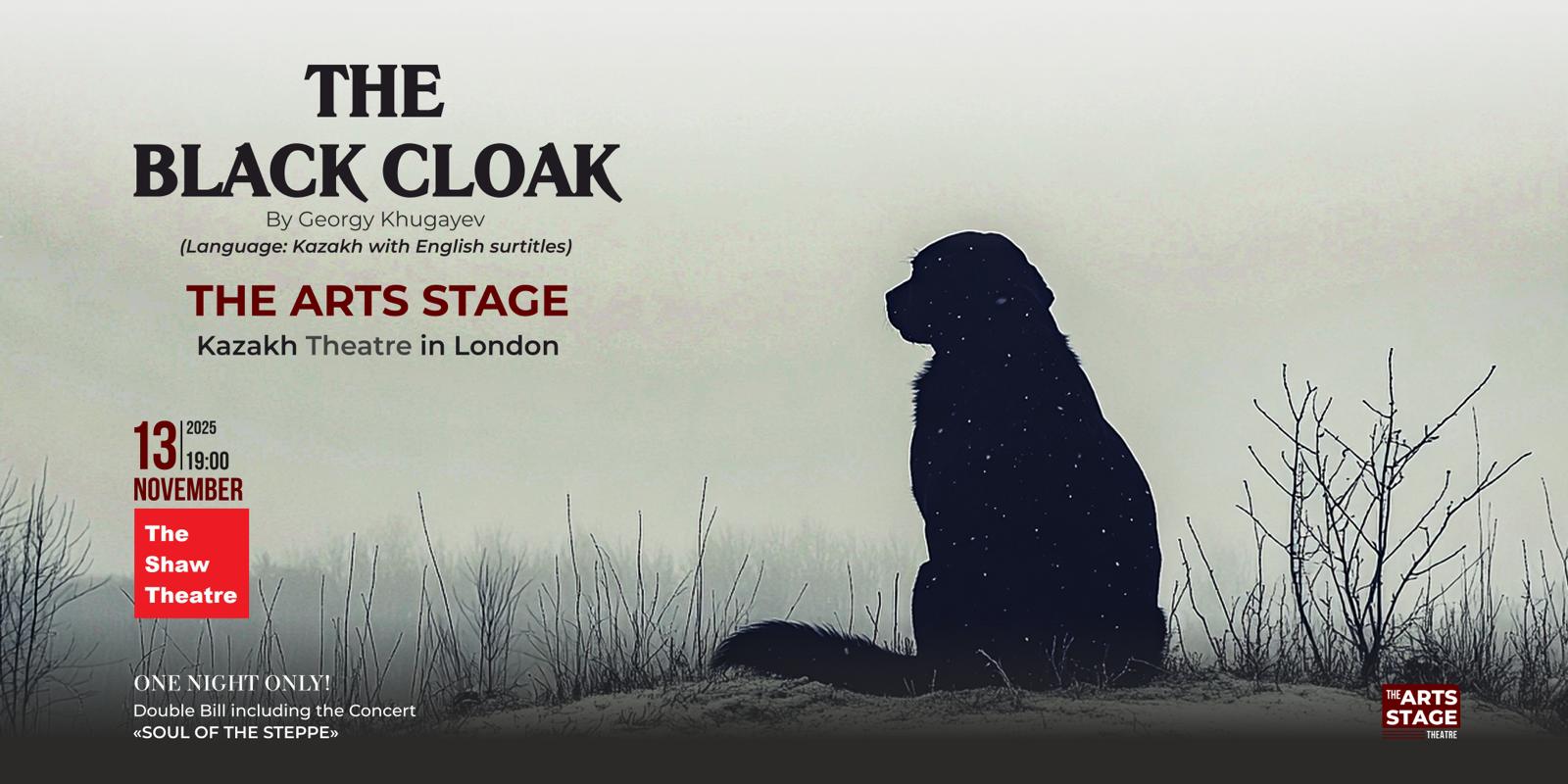 «The Arts Stage» қазақ театры Лондонда «Қара шекпен» спектаклінің премьерасын ұсынады
