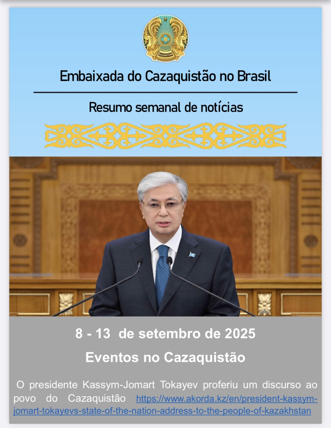 Eventos no Cazaquistão