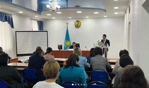 В районном акимате прошло совещание по реализации Послания Президента Республики Казахстан Касым-Жомарта Токаева народу страны