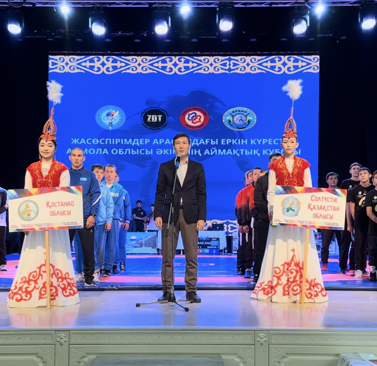 Көкшетауда Ақмола облысы әкімінің кубогына жасөспірімдер арасында еркін күрестен сайыс өтті