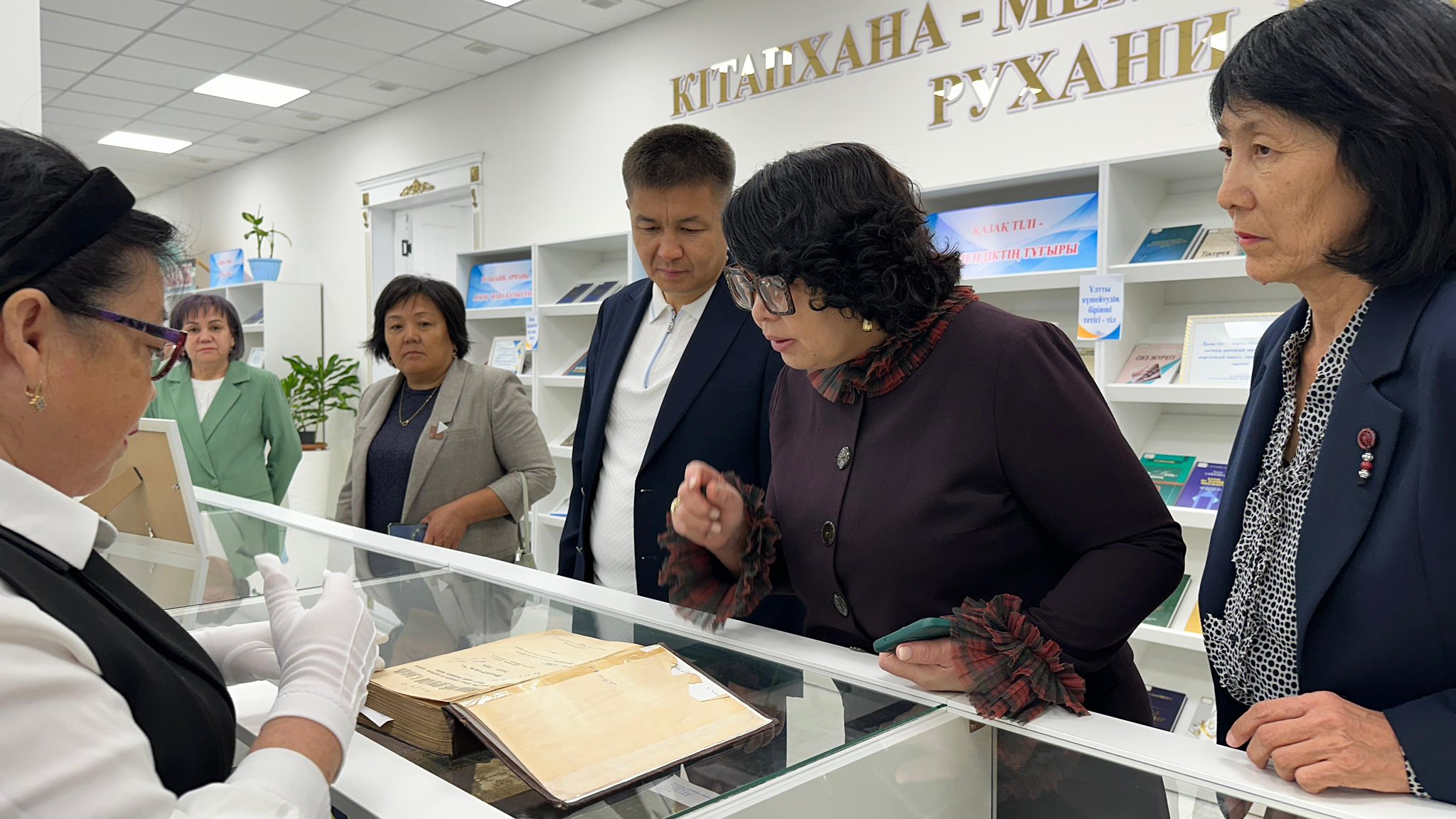 Қр ұлттық кітапхана басшысы Қазалы ауданына келді