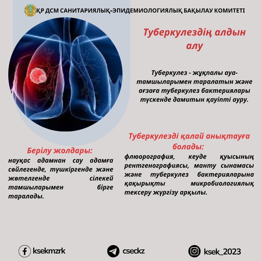 Туберкулездің алдын алу