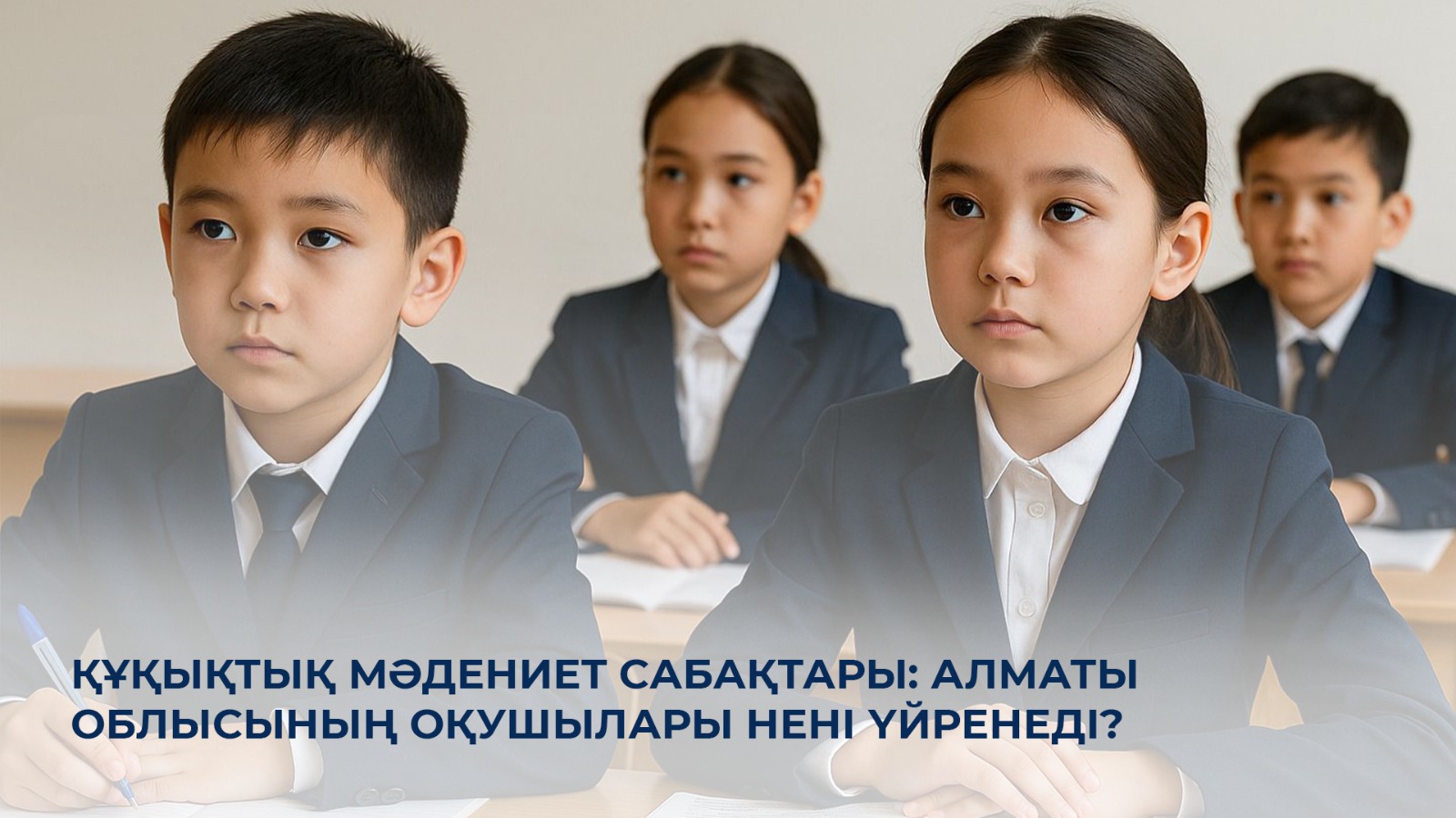 Құқықтық мәдениет сабақтары: Алматы облысының оқушылары нені үйренеді?