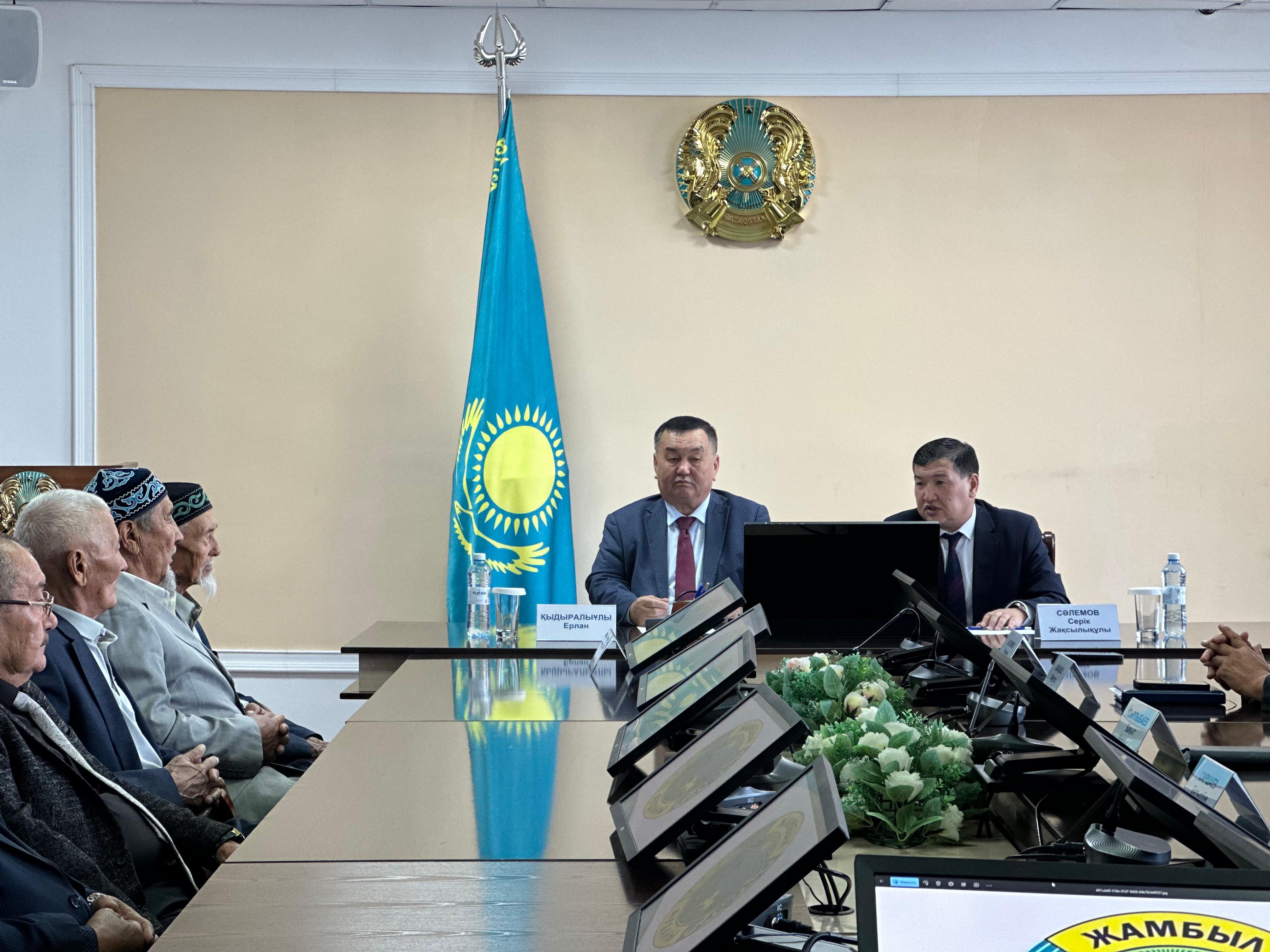 Ардагерлермен кездесу өтті