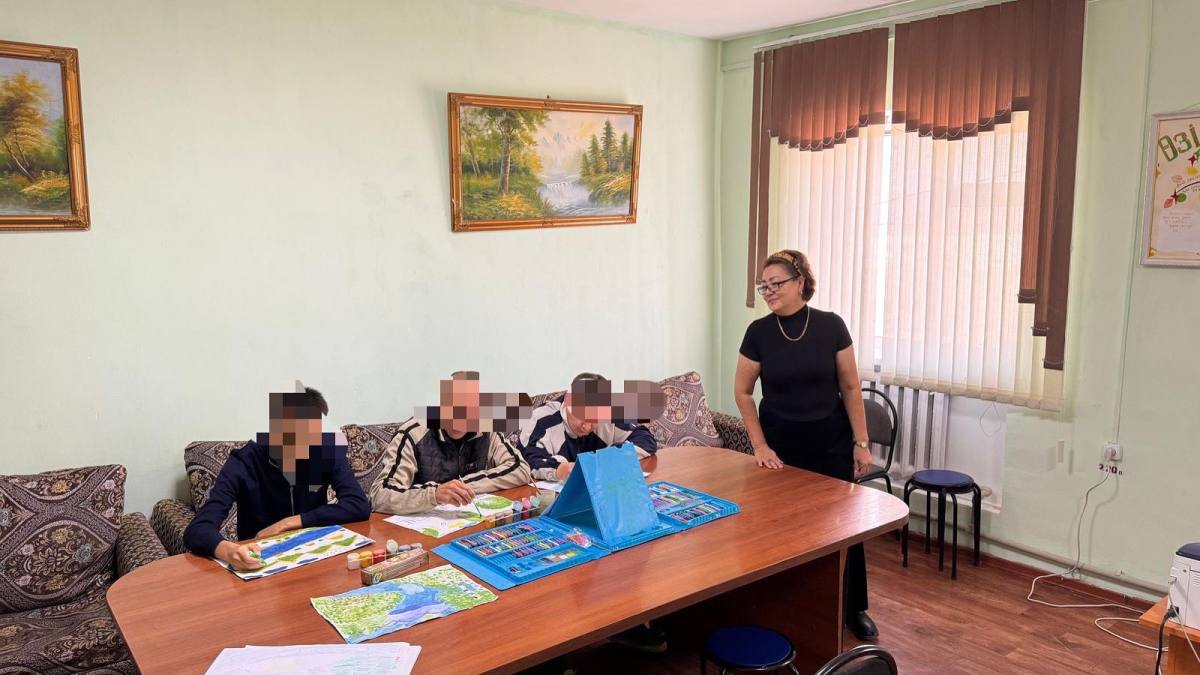 Творческий тренинг для осужденных провели в колонии Кызылординской области