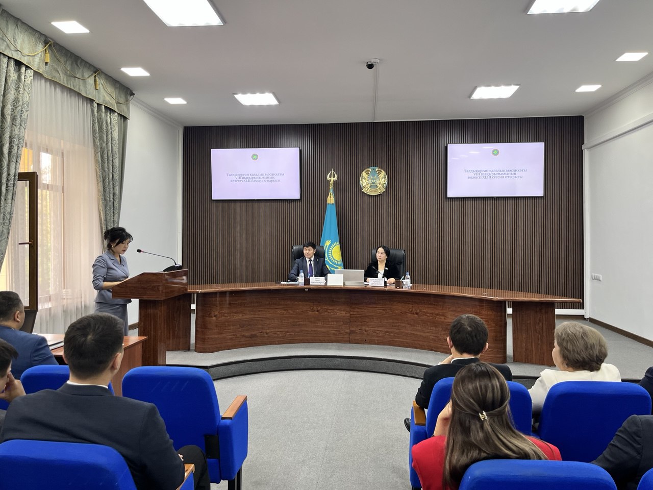 Состоялось заседание очередной сессии Талдыкорганского городского маслихата VIII созыва.