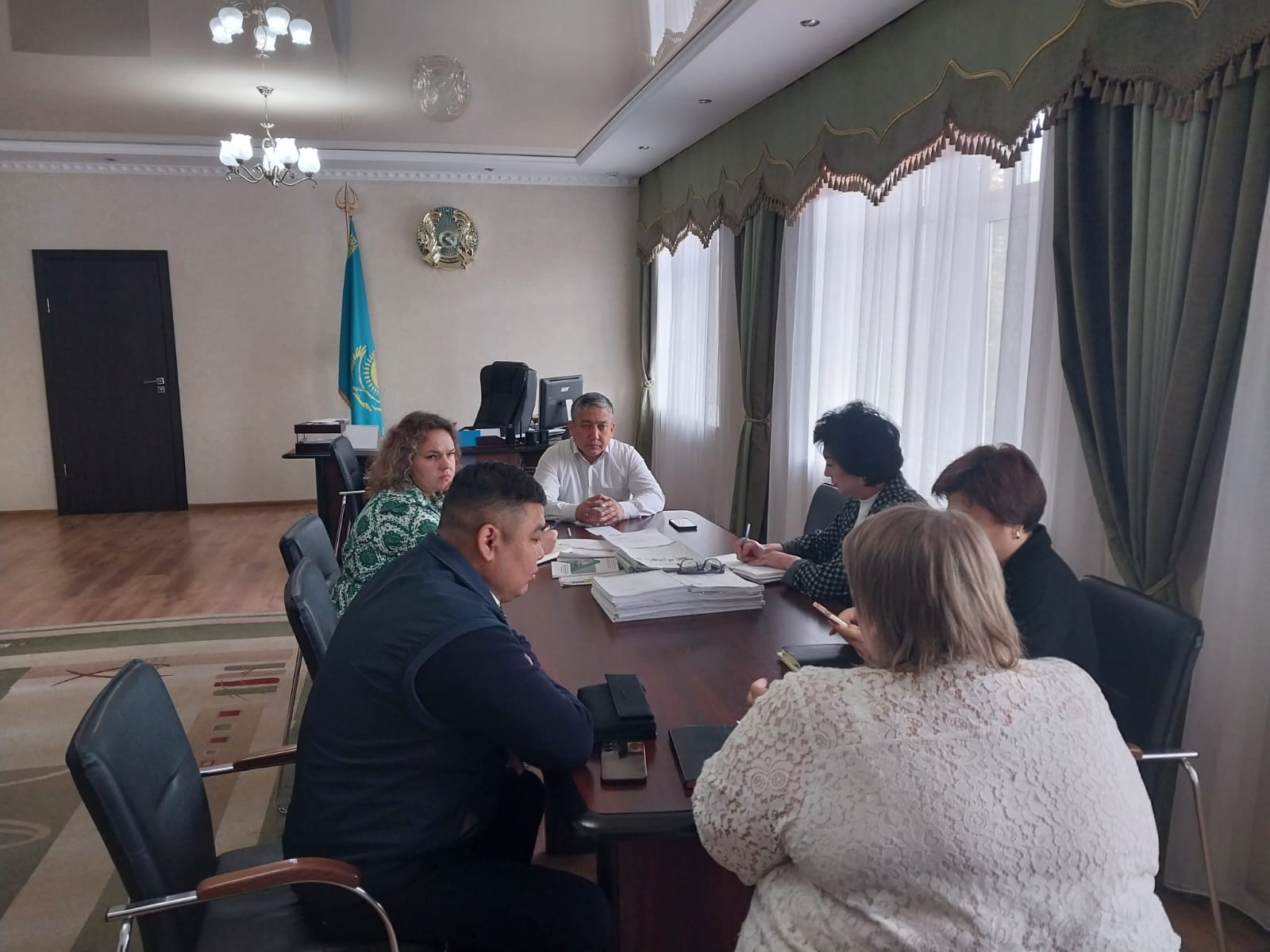 Рабочее совещание по вопросам развития туризма в сельском округе Ақсоран