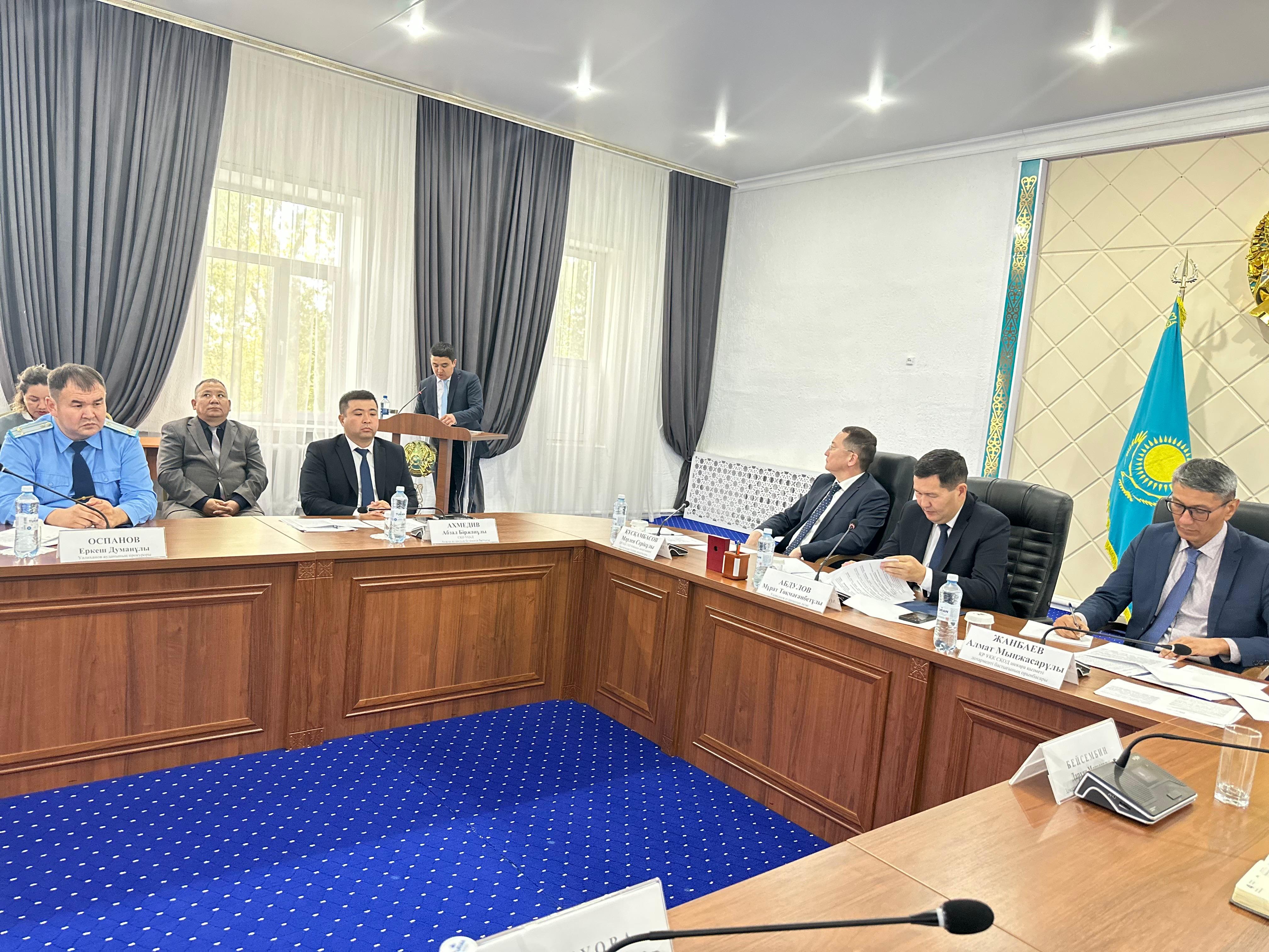 Шекара мәселелері жөніндегі үйлестіру кеңесінің отырысы