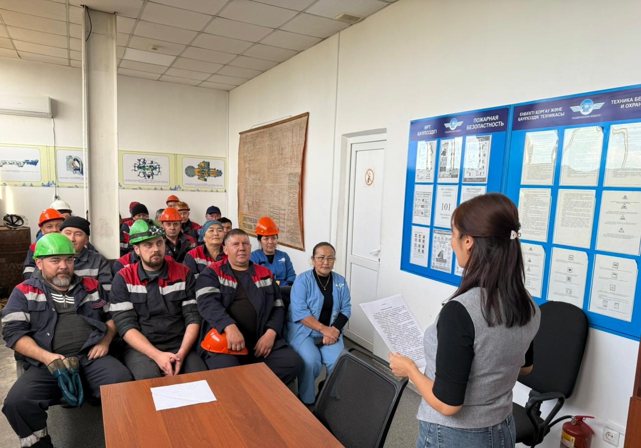 В ТОО «Компания «Балапан Көлігі» состоялось обсуждение основных положений Послания Президента Республики Казахстан