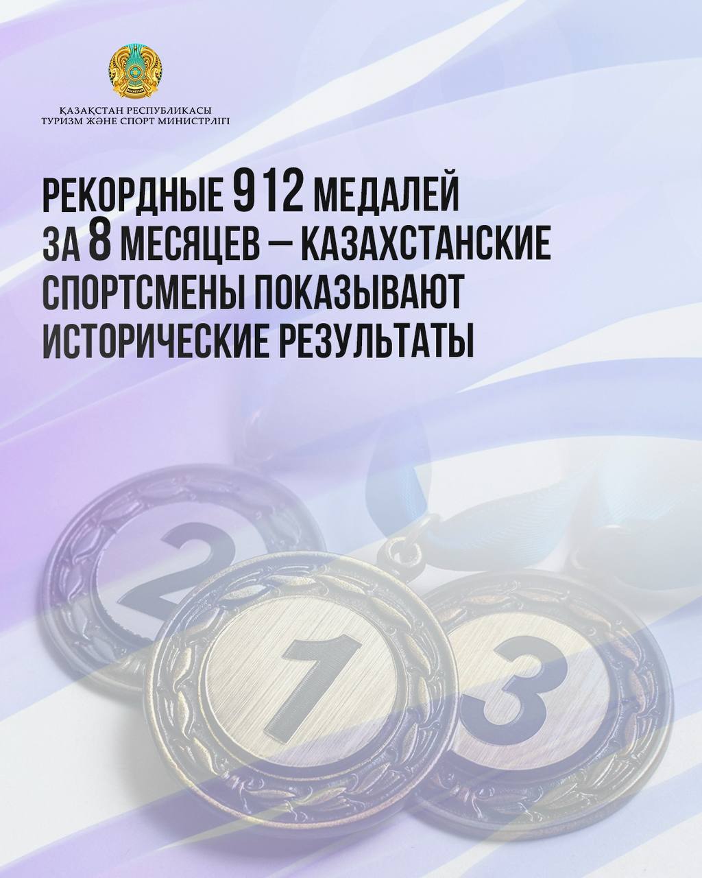Рекордные 912 медалей за 8 месяцев – казахстанские спортсмены показывают исторические результаты