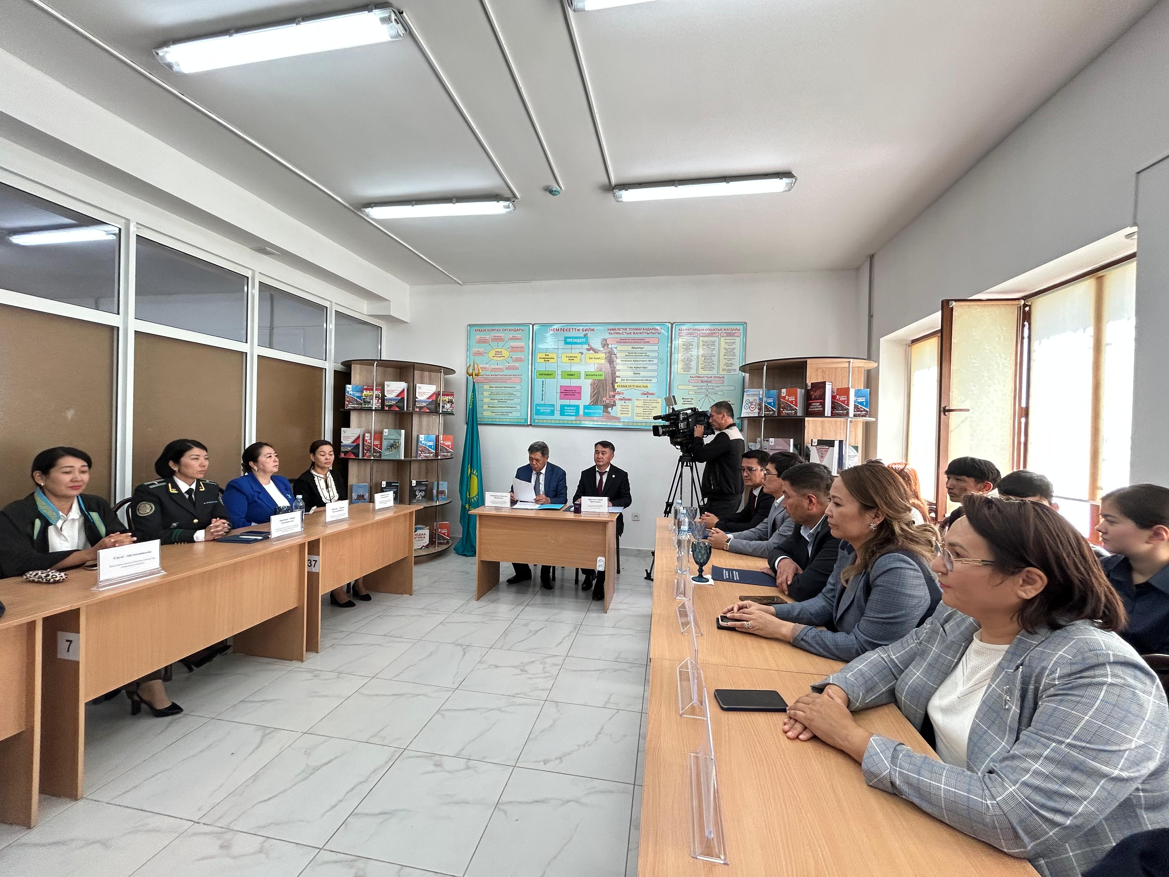 Қызылорда ашық университетінде Қызылорда облысы Әділет департаментінің бастамасымен «Заң клиникасының» ашылу салтанаты өткізілді