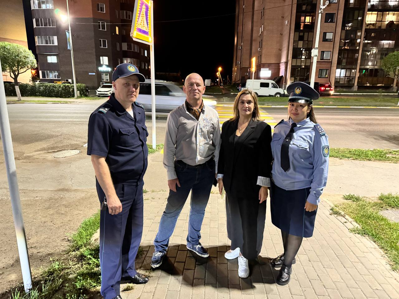 Петропавлда проекциялық жаяу жүргіншілер өткелі іске қосылды