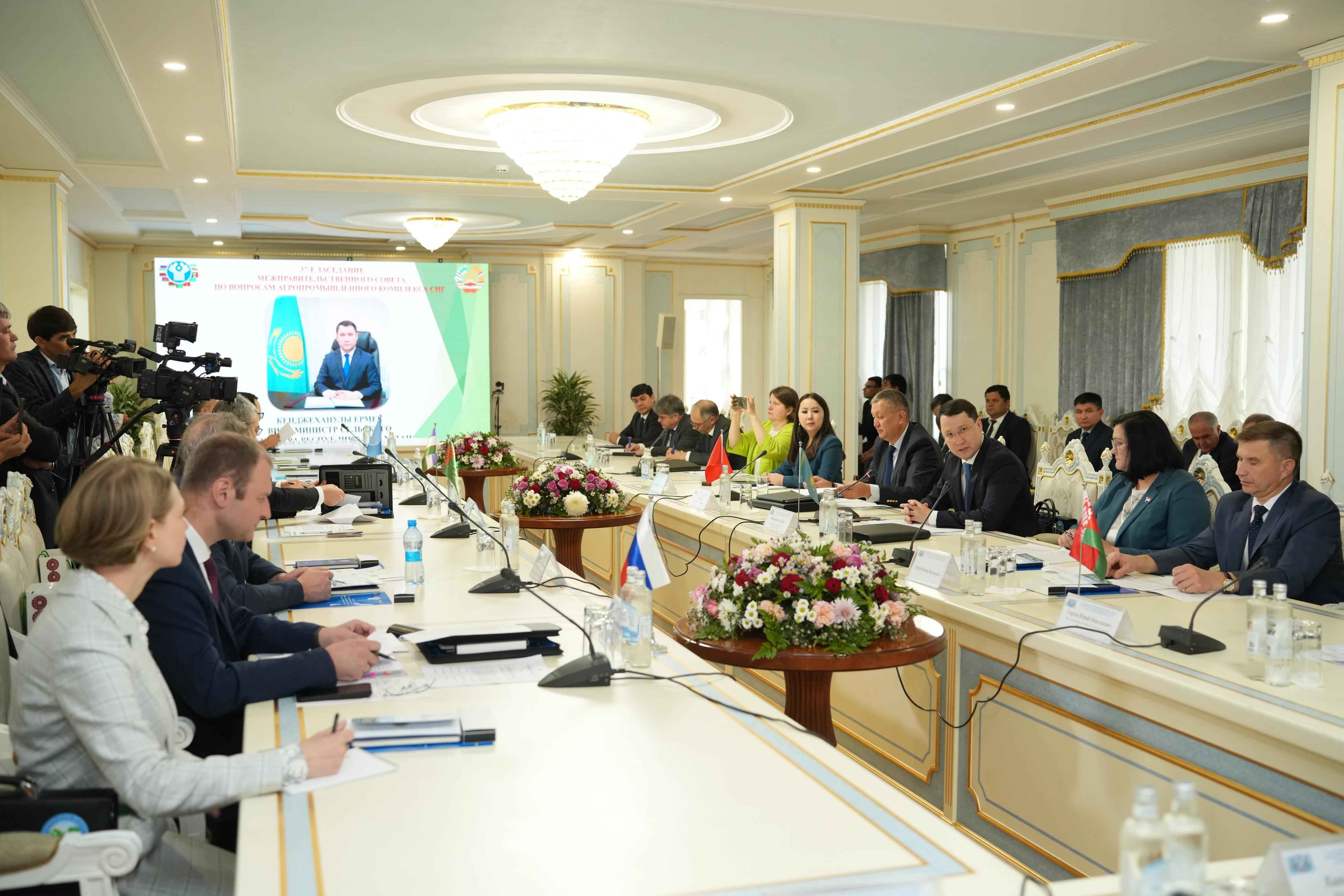 Казахстан принял участие в заседании Межправительственного совета по вопросам АПК СНГ