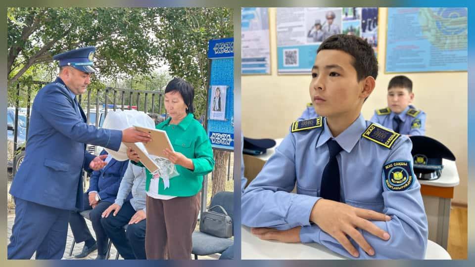 Подвиг — пример для будущего поколения: В сельской школе Актюбинской области открыт класс «Жас сақшы»
