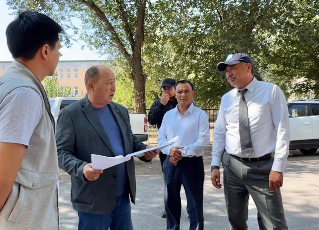 Асхат Бердіханов Шеңгелді ауылдық округіндегі бірқатар нысанды аралады