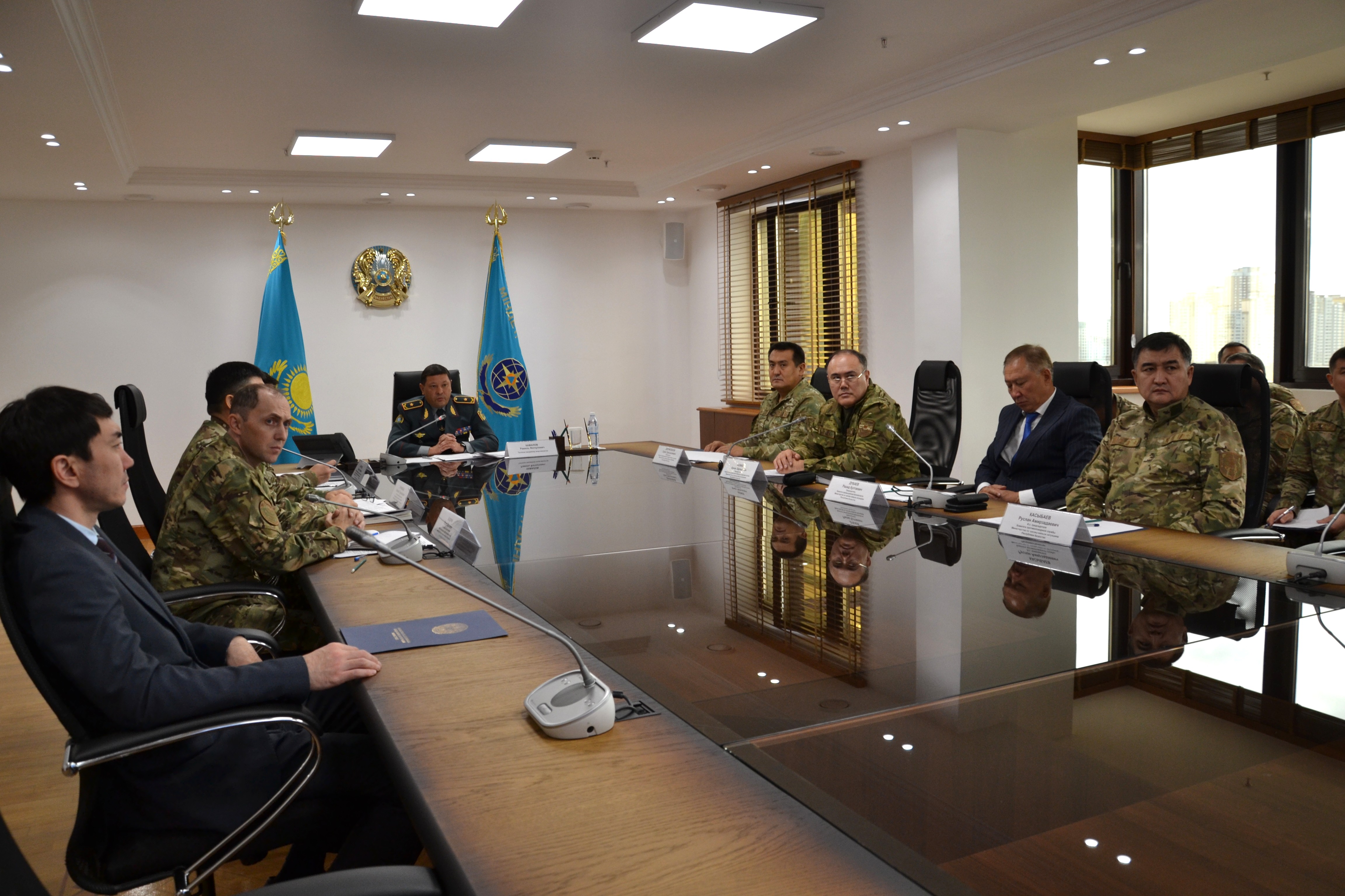 ТЖ министрлігінде төтенше жағдайлардың алдын алу және оларды жою жөніндегі ведомствоаралық мемлекеттік комиссияның отырысы өтті