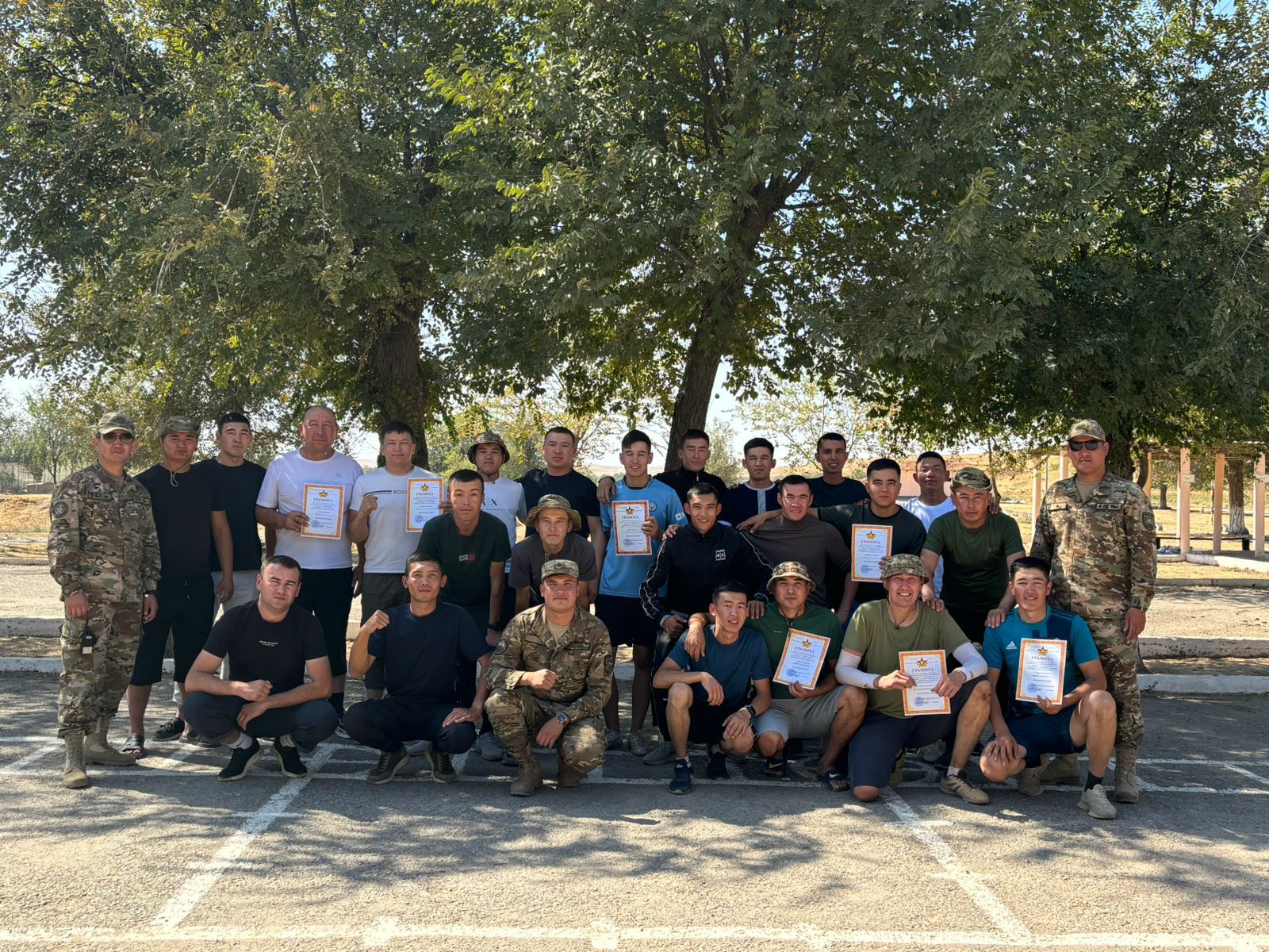 2025 жылдың 20 қыркүйегінде Шымкент қаласының аумақтық қорғаныс бригадасының бөлімшелеріне оқу-жаттығу жиындары