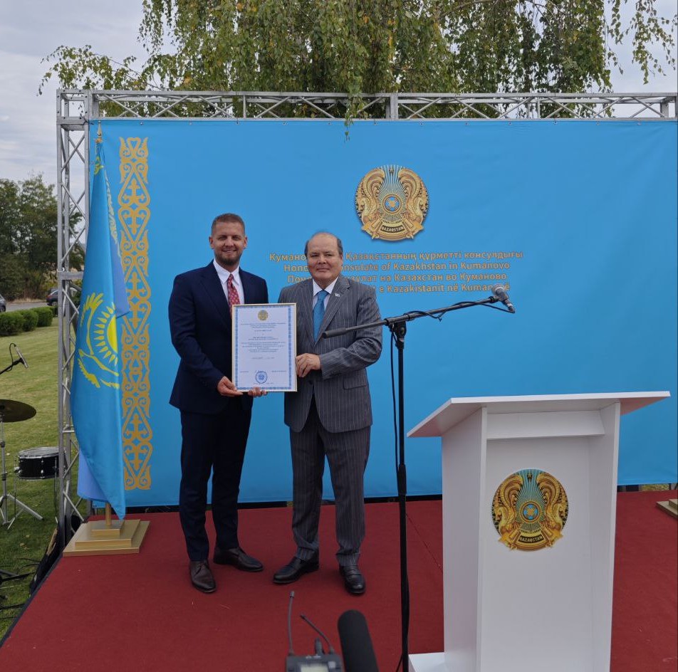 The office of the Honorary Consul of the Republic of Kazakhstan has been opened in North Macedonia