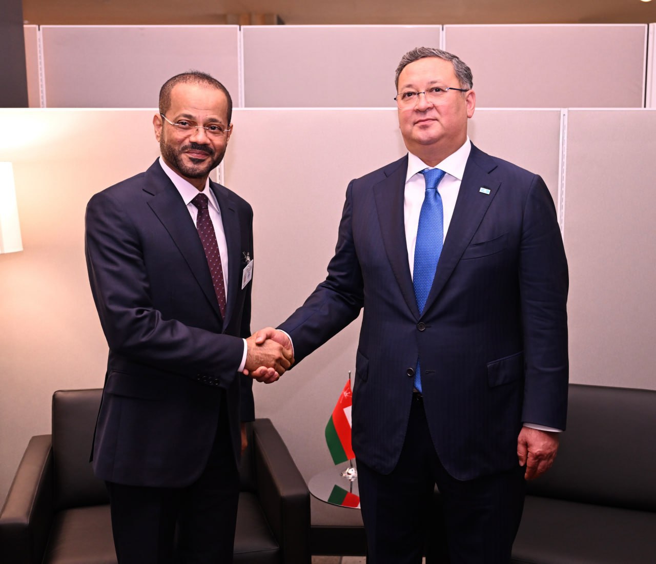 The Foreign Ministers of Kazakhstan and Oman held a meeting on the sidelines of the 80th session of the UN General Assembly