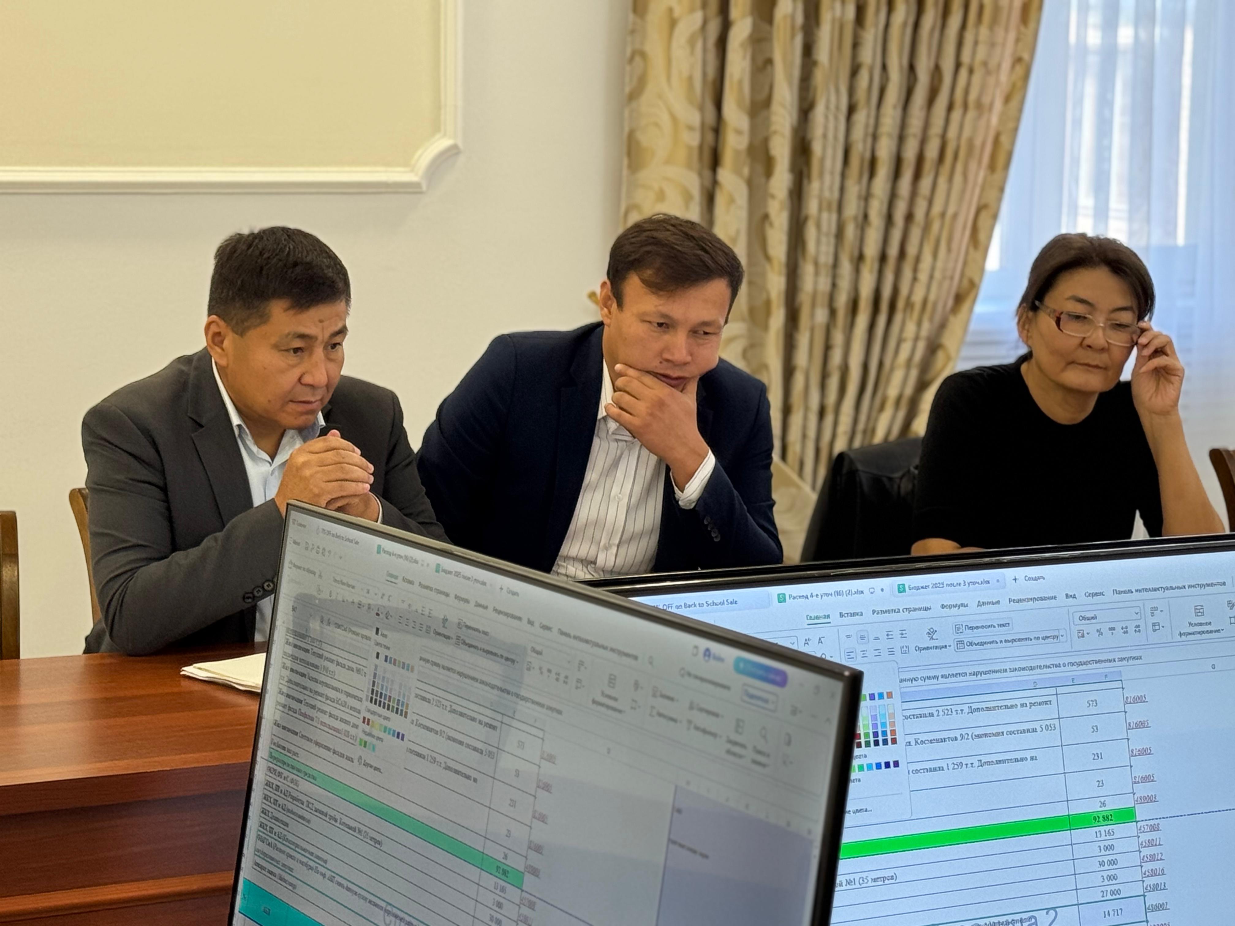 18 сентября 2025 года под председательством акима города состоялось заседание бюджетной комиссии.