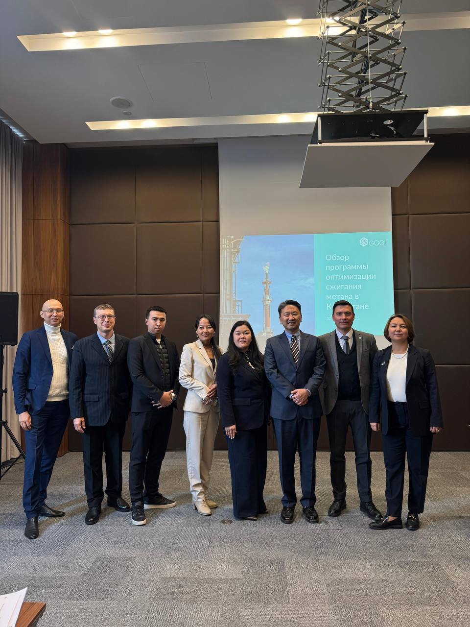 Семинар барысында Қазақстанда метанды жағуды оңтайландыру бойынша жобаның қорытындысы шығарылды