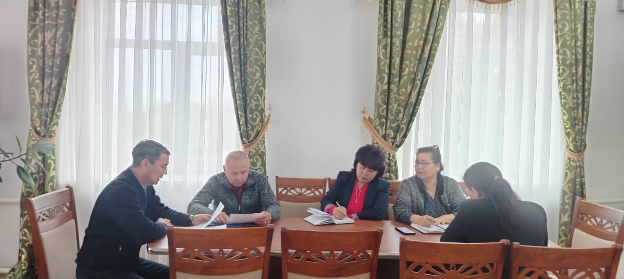 Состоялось заседание уполномоченного по этике маслихата Майского района Ахшалова М.Б. по итогам третьего квартала