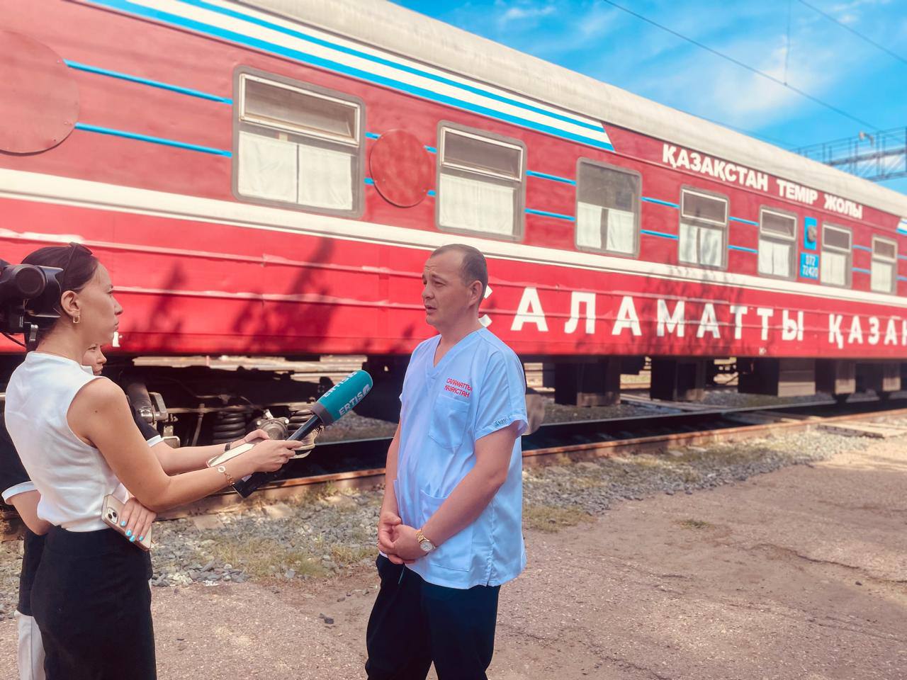МЕДИЦИНСКИЙ ПОЕЗД «САЛАМАТТЫ ҚАЗАҚСТАН» ПРИНИМАЕТ ЖИТЕЛЕЙ ПАВЛОДАРСКОЙ ОБЛАСТИ