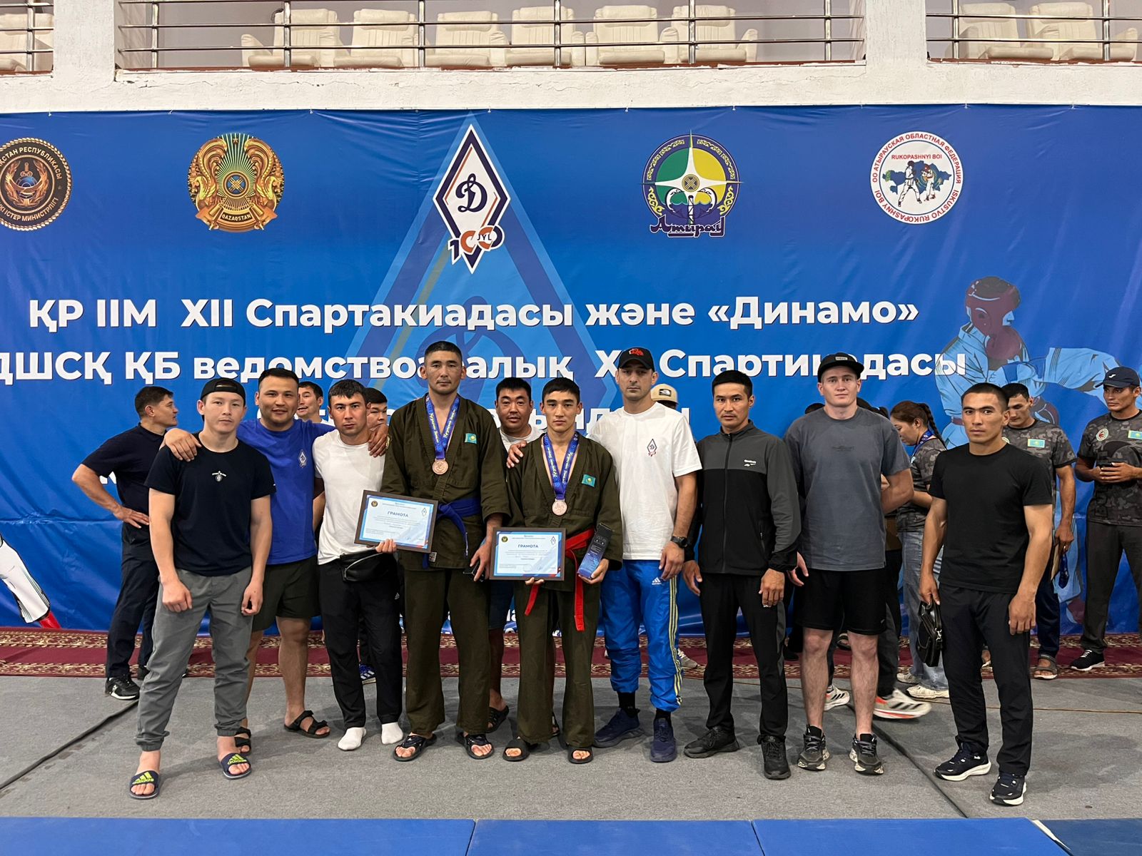 Призёрами вернулись с чемпионата МВД РК по рукопашному бою двое сотрудников ДП СКО