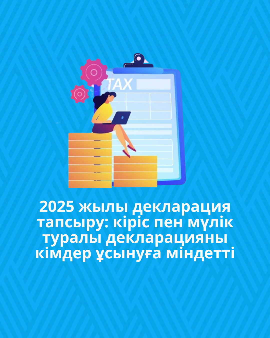 2025 жылы декларация тапсыру: кіріс пен мүлік туралы декларацияны кімдер ұсынуға міндетті
