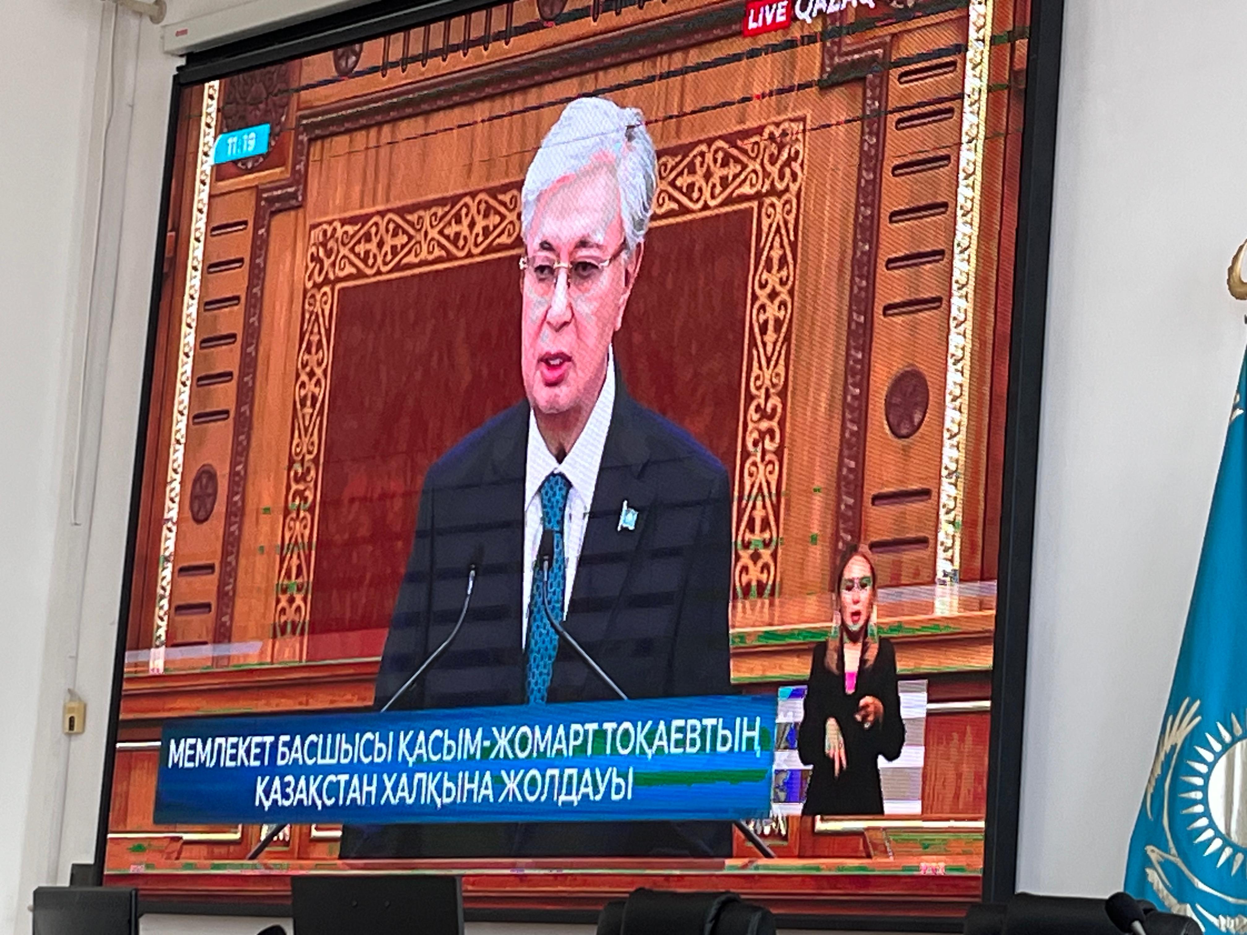 Қазақстан Республикасының Президентінің Жолдауын ұжымдық түрде тыңдау өткізілді