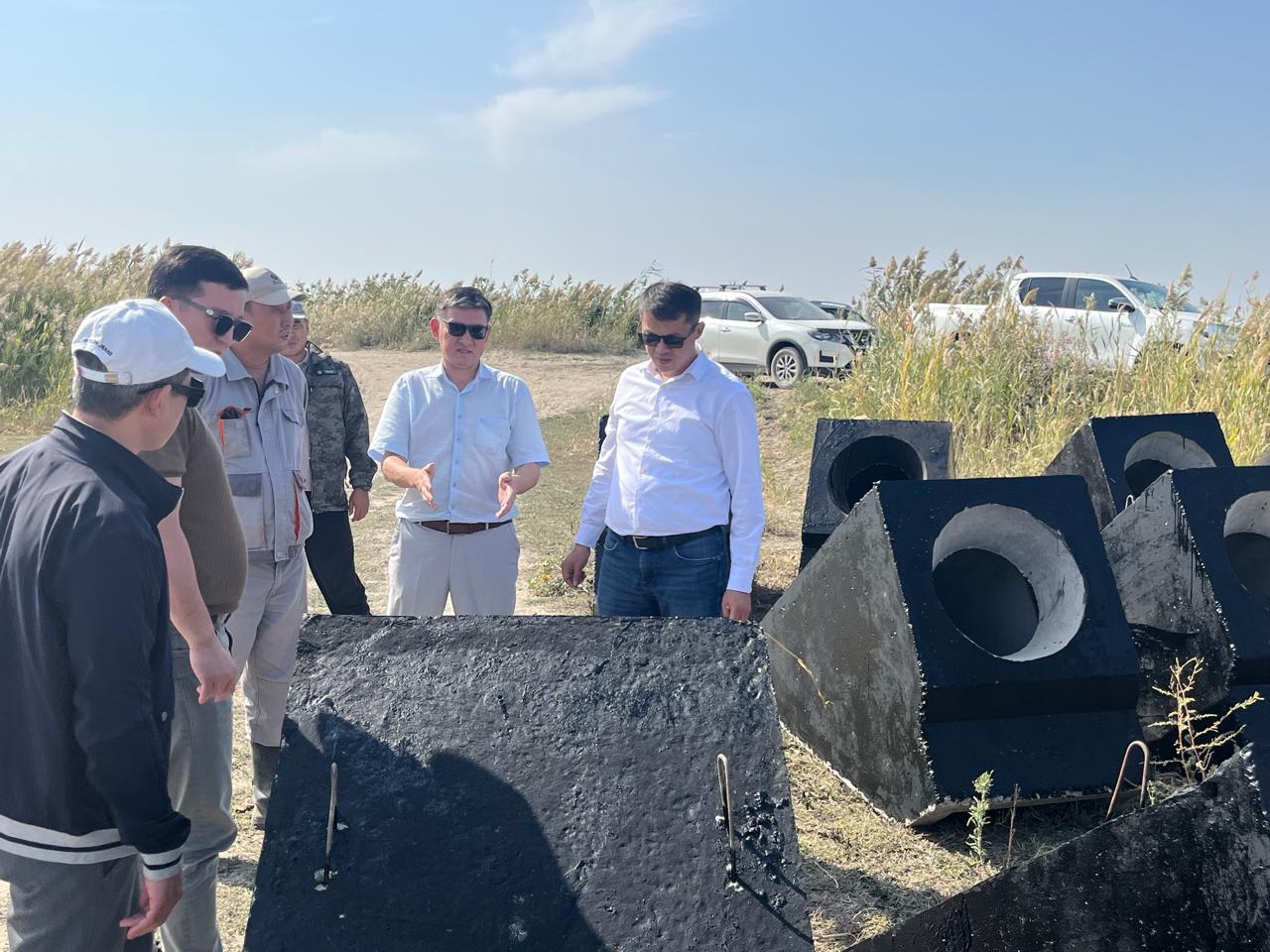 В период с 5 по 7 сентября Председатель А. Жаканбаев осуществил рабочий визит в Алматинскую область по контролю за ходом реализации проекта ирригационно-дренажная система (Акдала) проекта ПУИД-2.