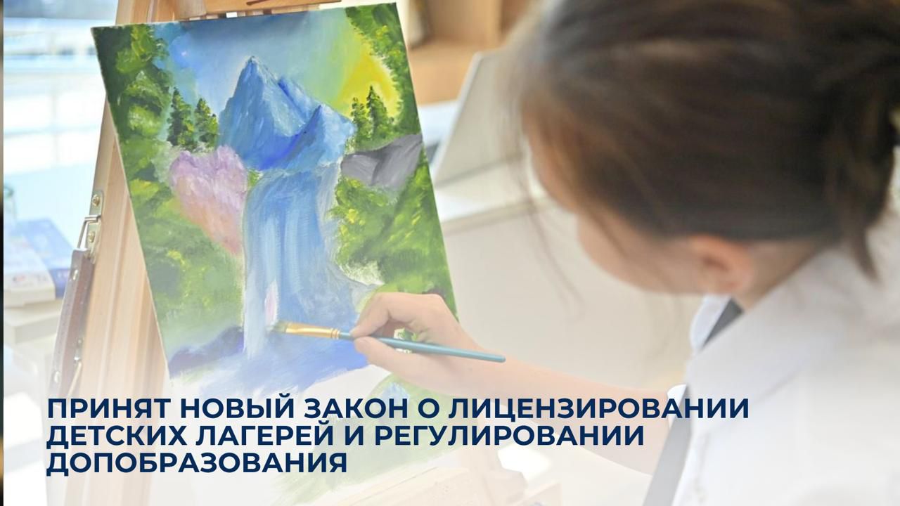 Принят новый закон о лицензировании детских лагерей и регулировании допобразования