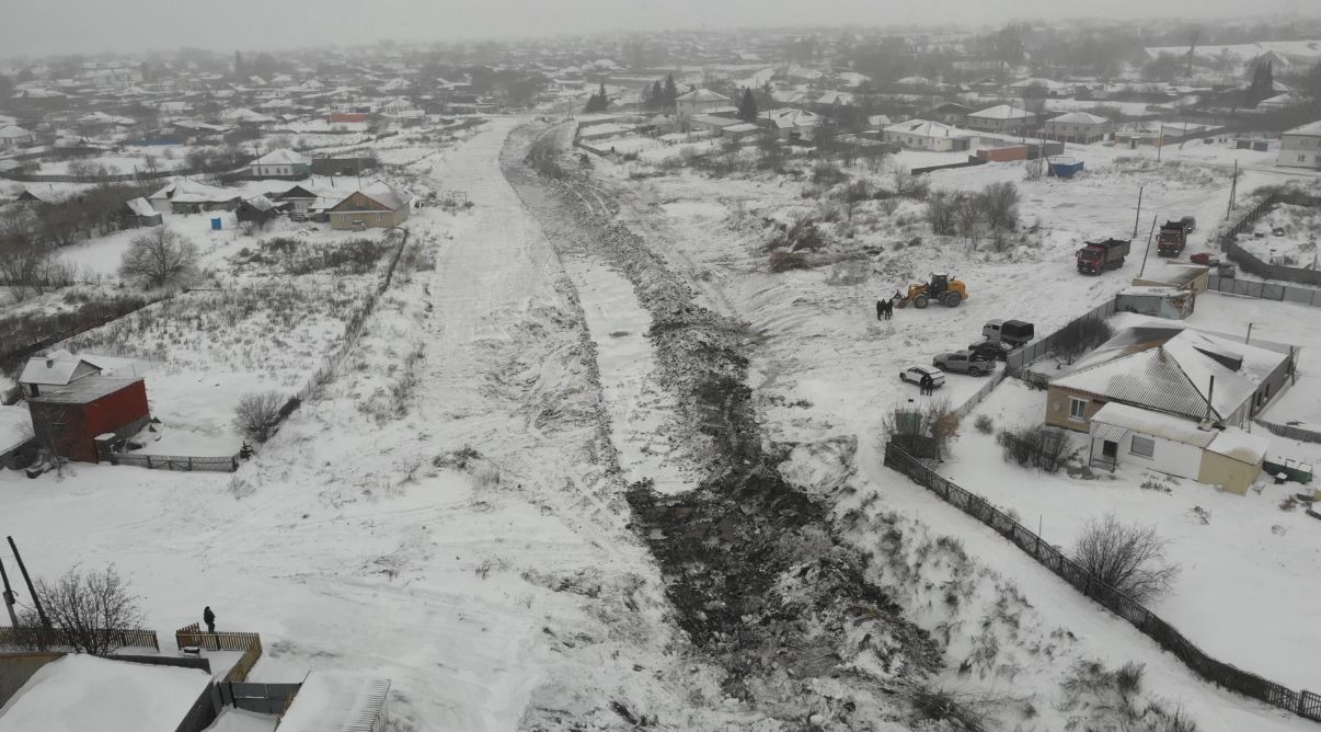 Аким района ознакомился с ходом противопаводковых мероприятий
