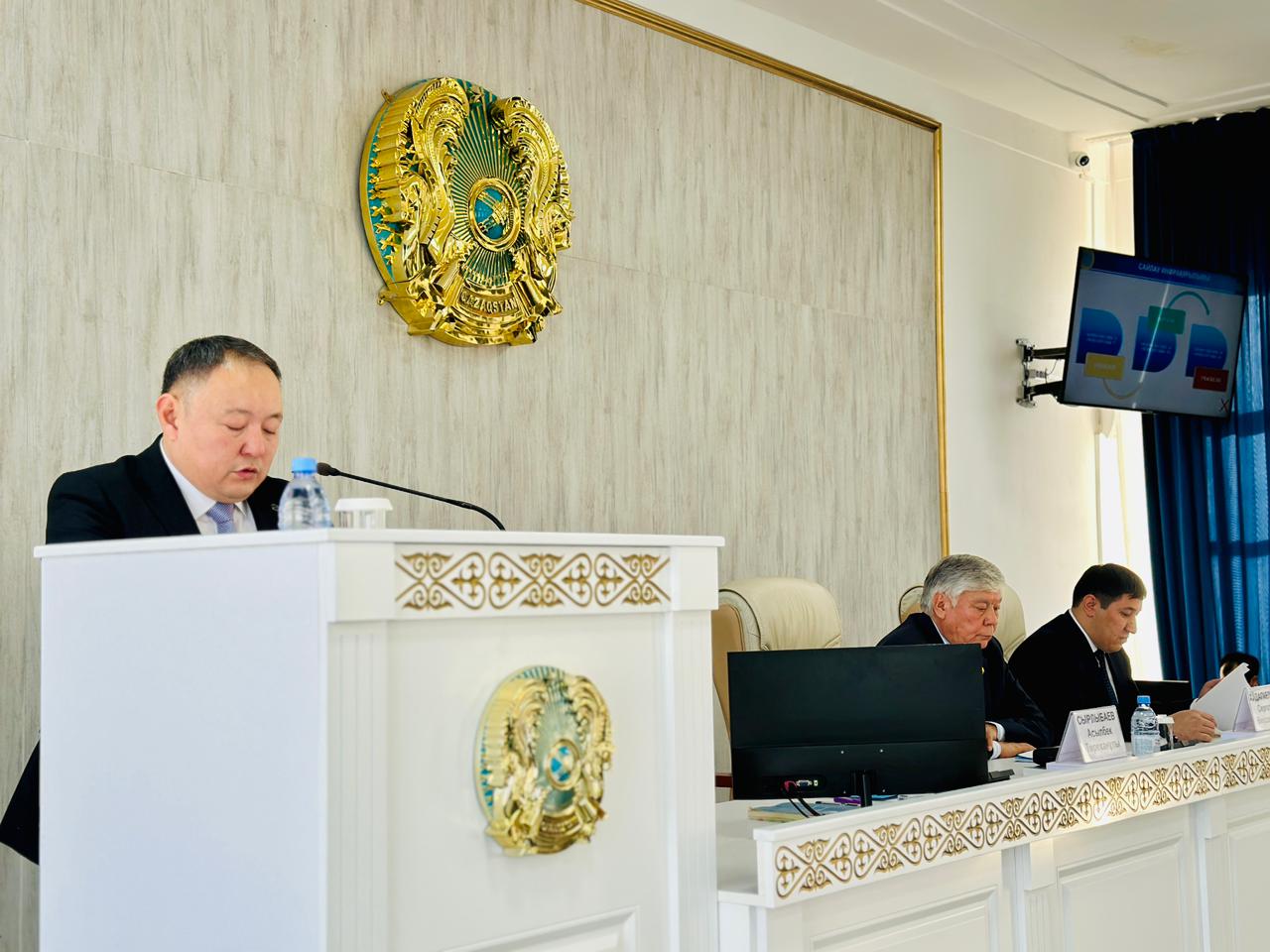 Состоялась отчетная встреча Кордайской районной территориальной избирательной комиссии по итогам работы за 2025 год