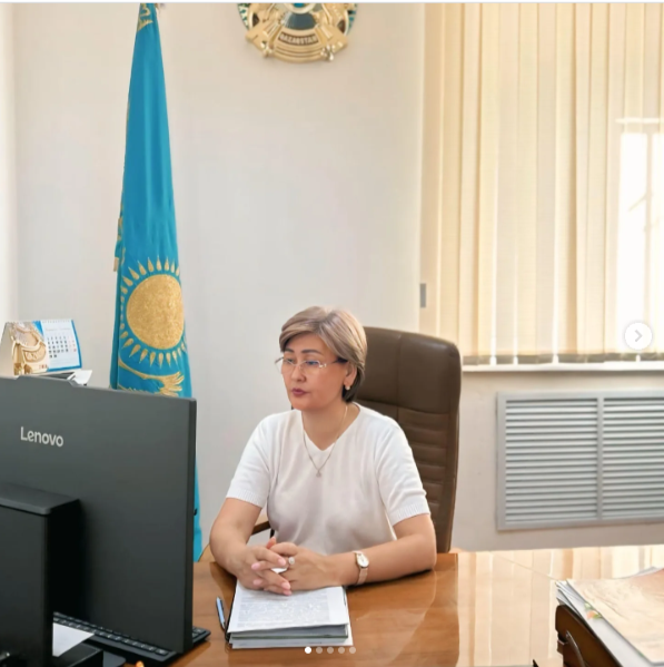 Состоялось онлайн-совещание под председательством руководителя Департамента по обеспечению качества в сфере образования Актюбинской области Сарсенгалиевой Гульнары Акмурзиевны с участием руководителей городских и районных отделов образования