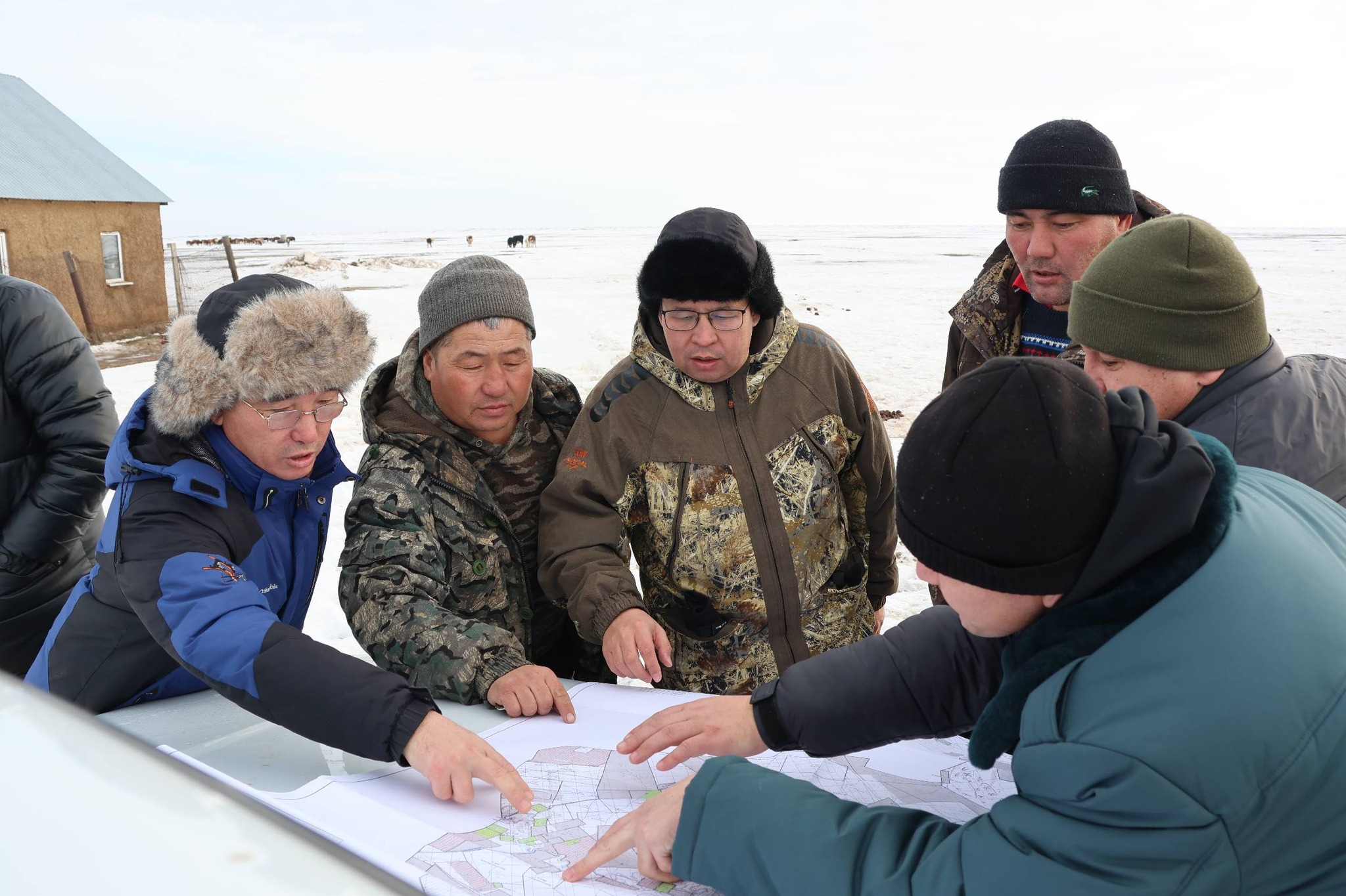 АУДАН БАСШЫЛЫҒЫ БОСТАНДЫҚ АУЫЛДЫҚ ОКРУГІНДЕГІ ҚЫСТАҚТАРДЫ АРАЛАДЫ