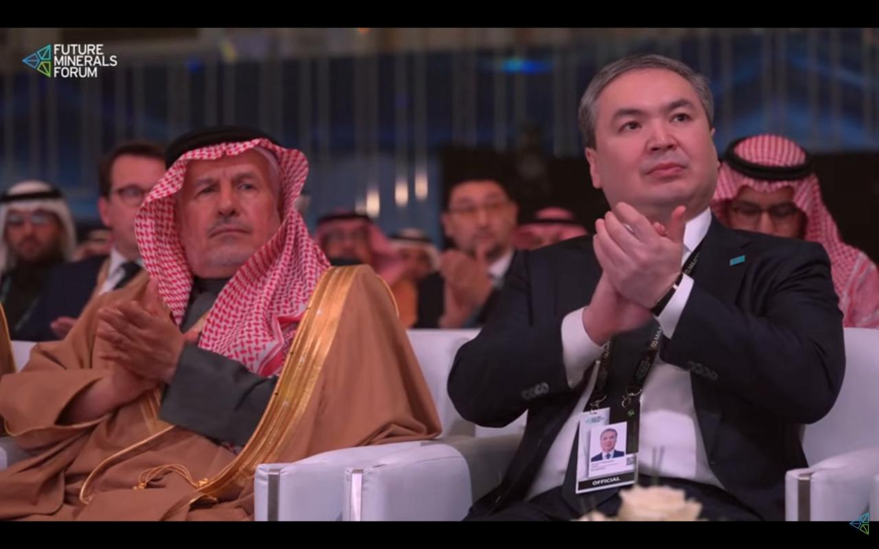Ерсайын Нагаспаев принял участие в международном форуме Future Minerals Forum 2026 в Саудовской Аравии