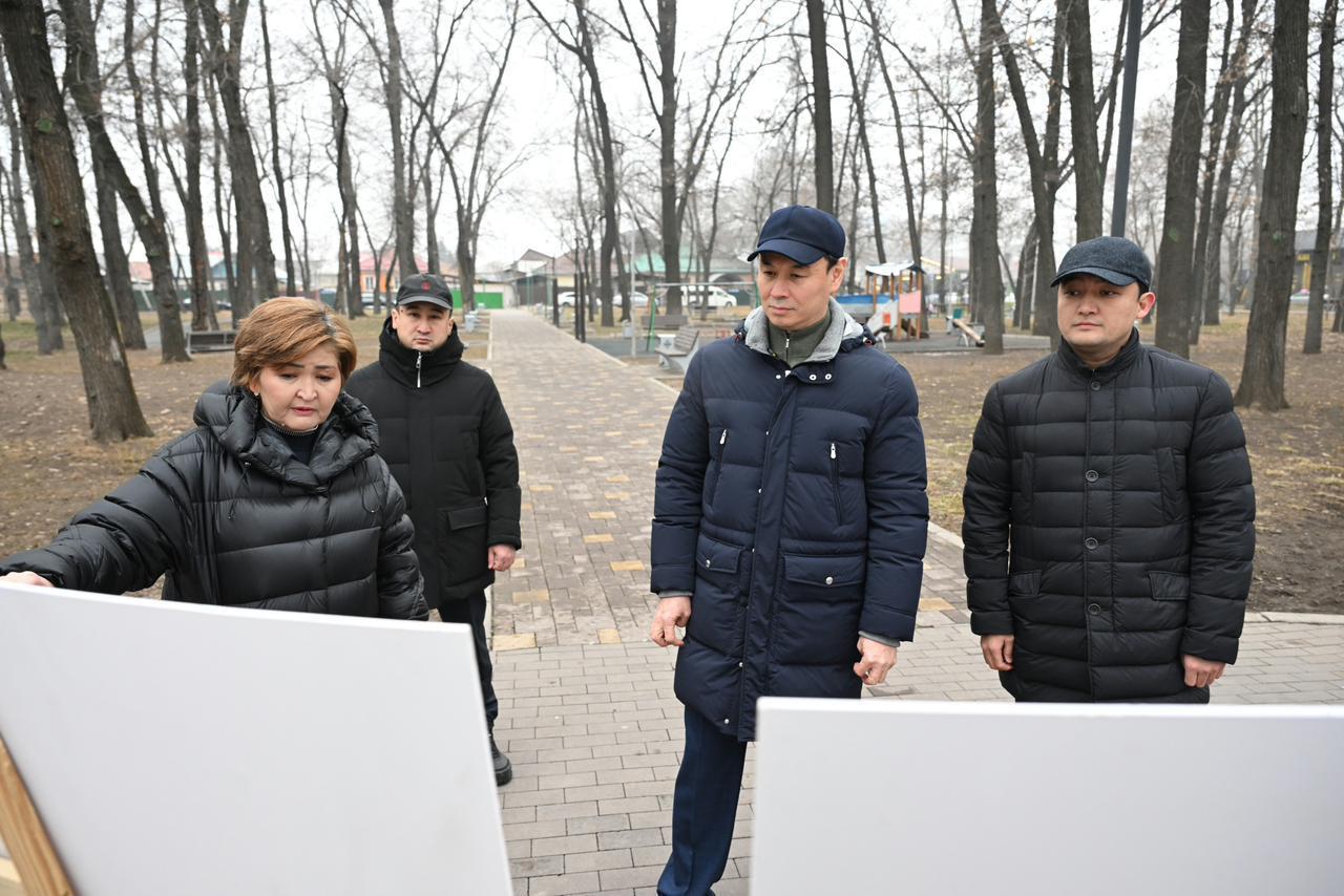 Аким Алматы в ходе рабочего объезда посетил объекты Жетысуского района