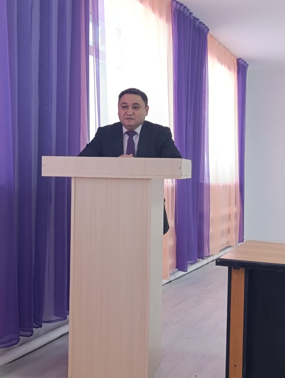 2026 жылдың 15 қаңтары  Октябрьское ауылында Аққайың ауылдық округі әкімі М. К. Есжановтың тұрақты кездесуі өтті.