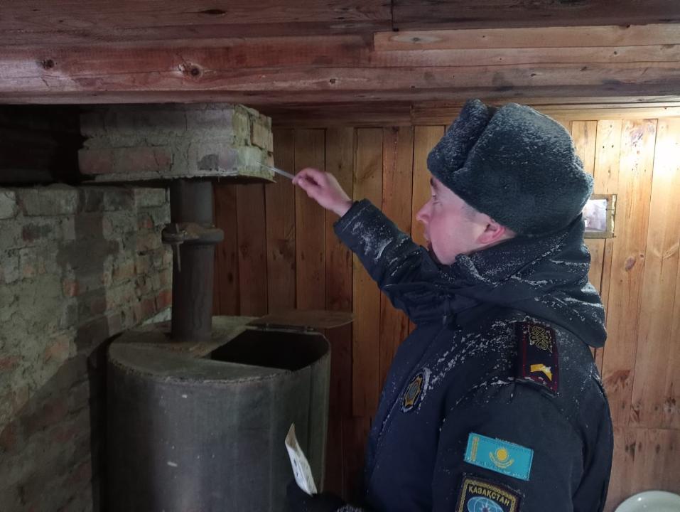 Аяз кезінде өрт қауіпсіздігі ережелерін сақтаңыз