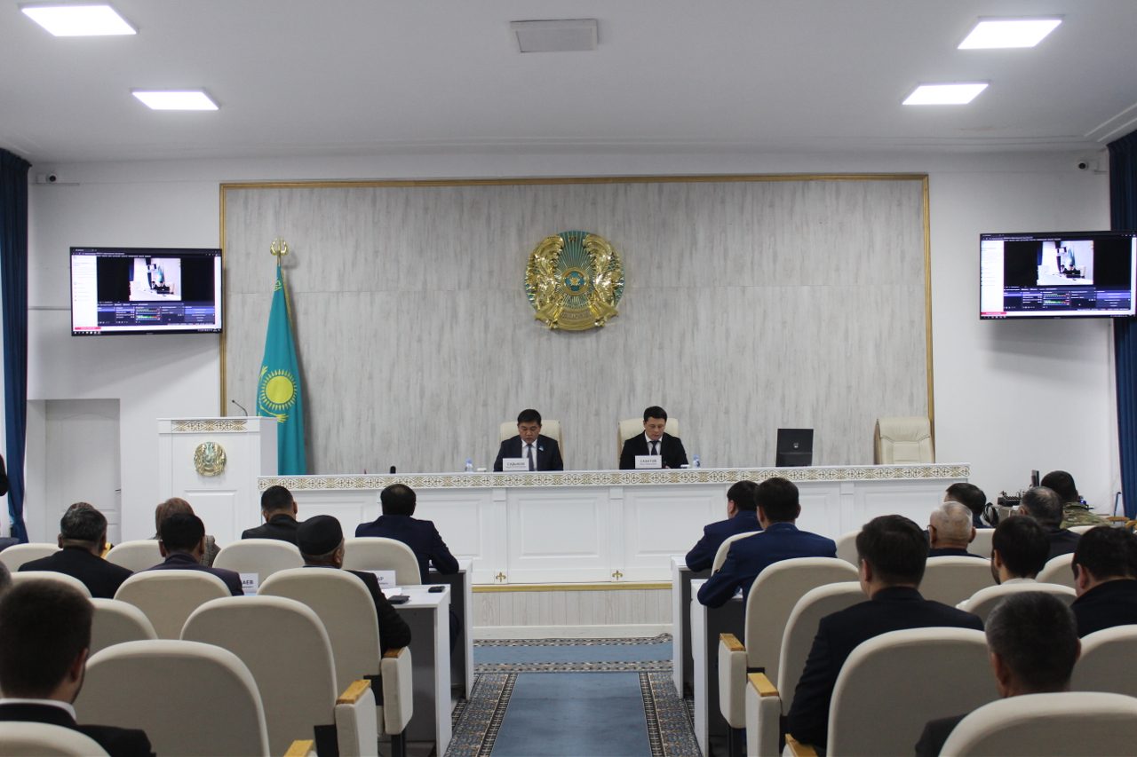 Аудандық мәслихаттың кезектен тыс елу жетінші сессиясы