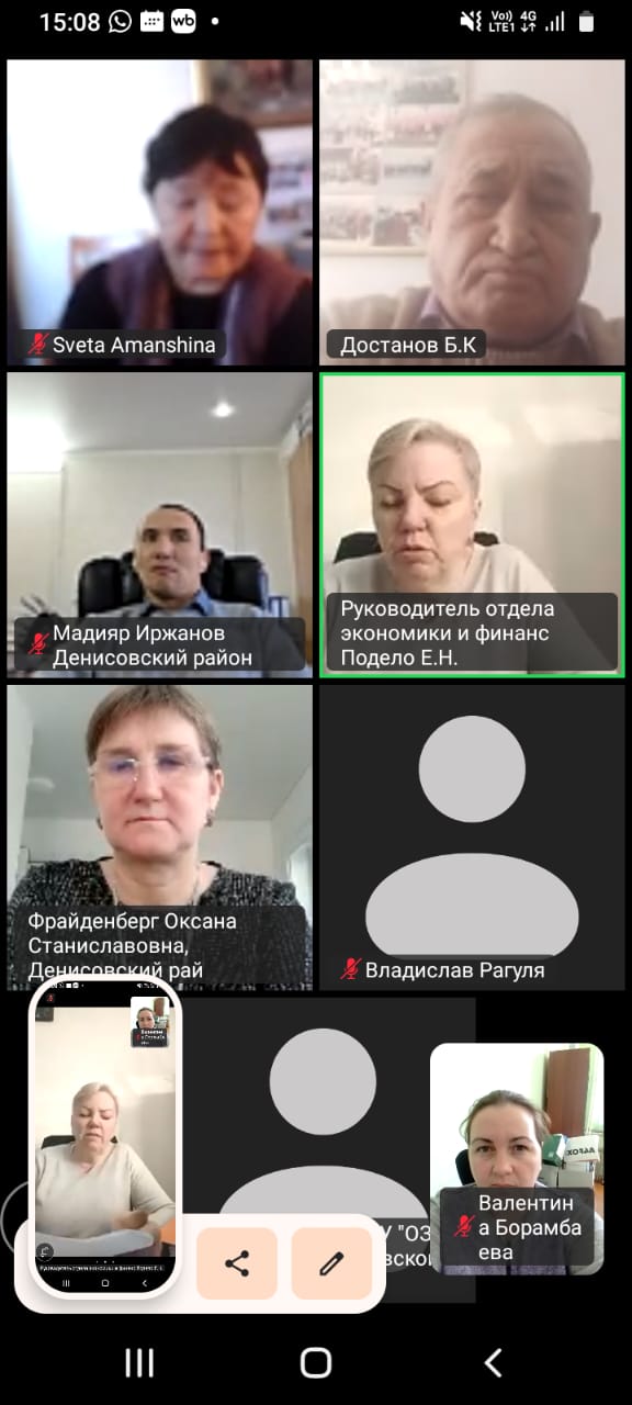 Внеочередное заседание Общественного  совета Денисовского района