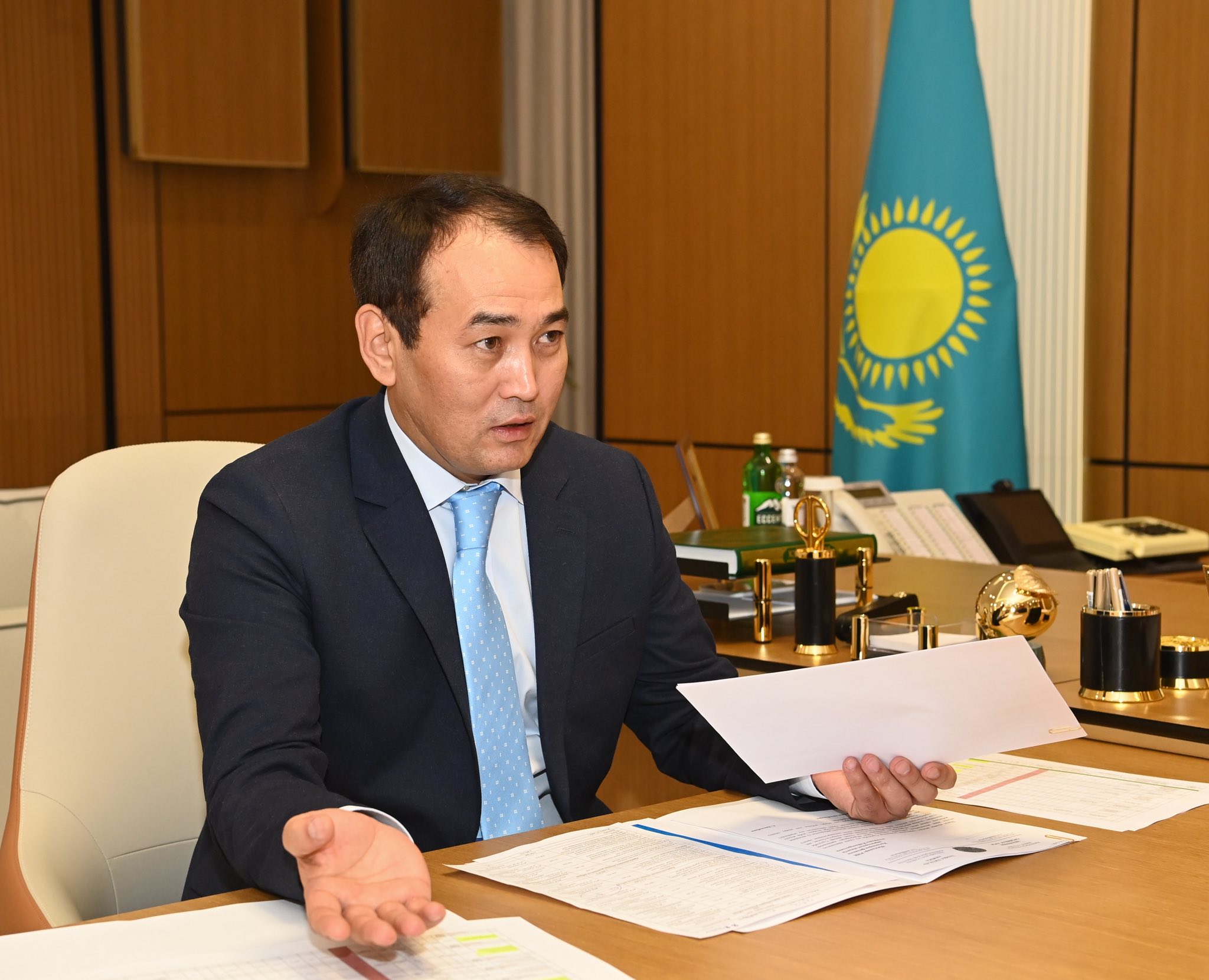 Глава региона встретился с вице-министром водных ресурсов и ирригации РК