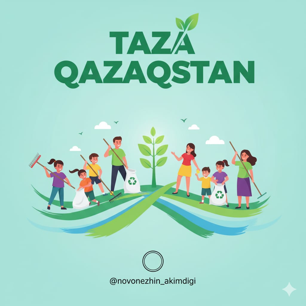 *Taza Qazaqstan: Отбасымызбен бірге тазалық сақтайық!