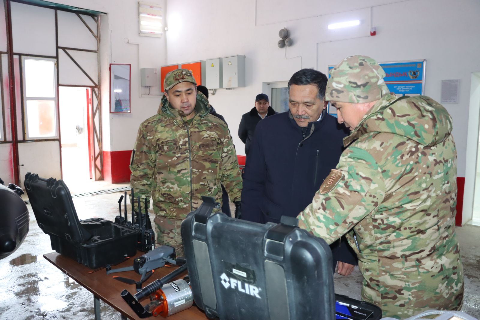 Аудан әкімі төтенше жағдайлар бөлімінің жұмысымен танысты