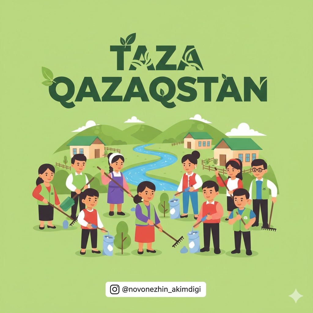 Taza Qazaqstan — бұл тек экологиялық бағдарлама ғана емес, бұл – саналы өмір салтының бастауы.