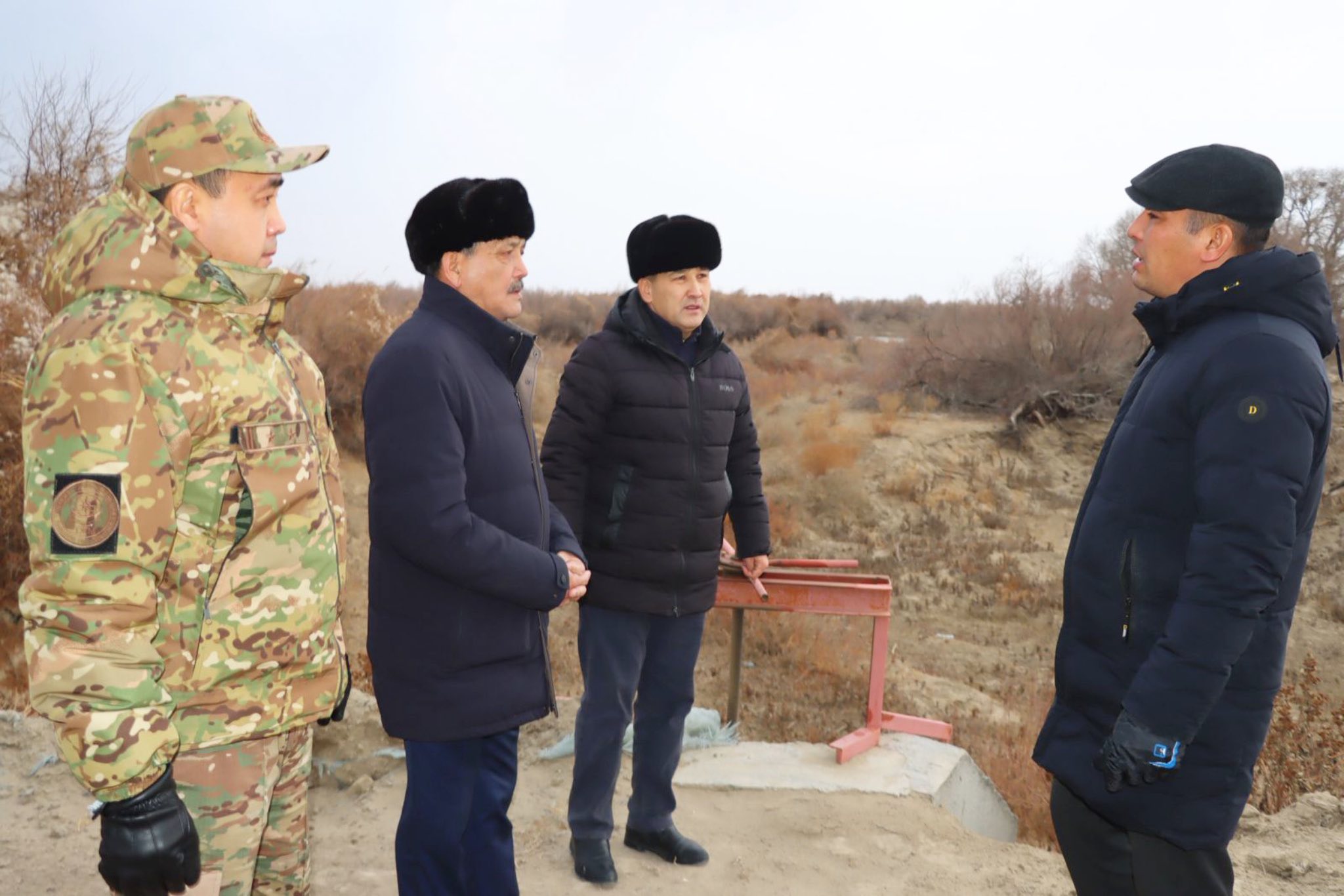Аудан әкімі қорғаныс бөгеттерінің қазіргі жағдайымен танысты