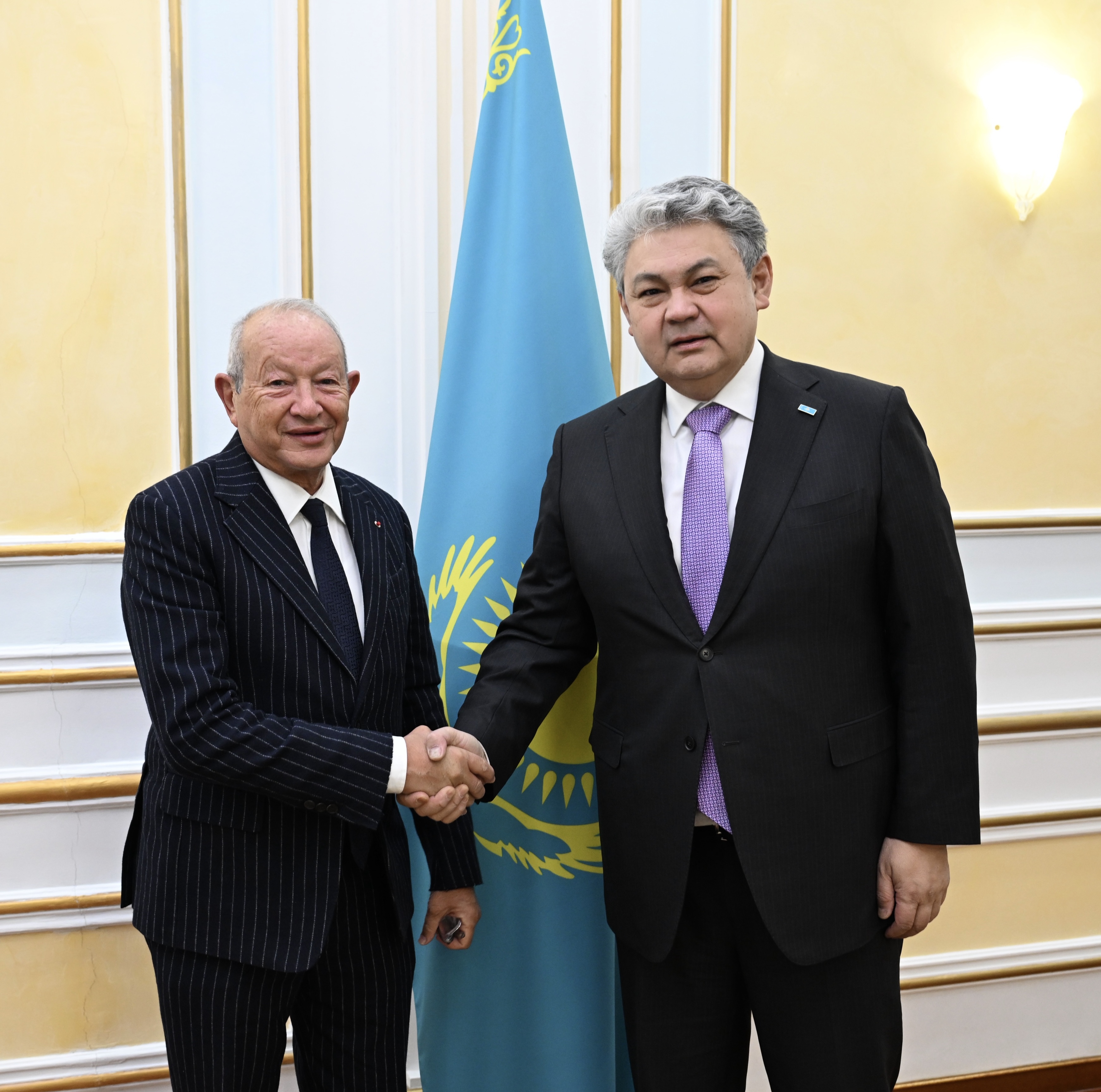 Kazakhstan and Orascom Investment Holding Discuss Strategic Investment Cooperation